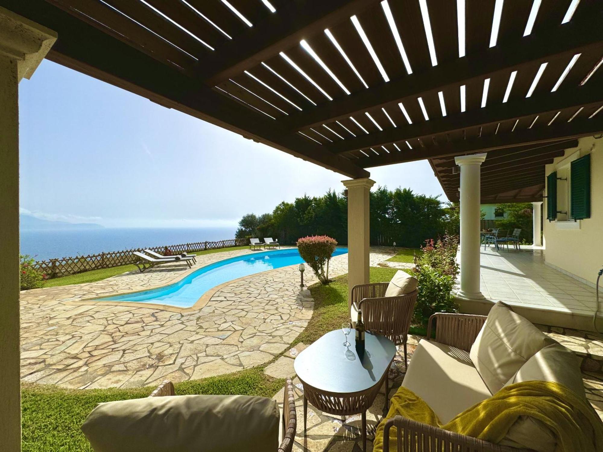 Villa Afroditi, Spartia, Kefalonia Livathos  Ngoại thất bức ảnh